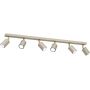 Luminex Striper 4599 lampa podsufitowa 6x8 W beżowa zdj.1