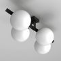 Luminex Idris 4629 lampa podsufitowa 4x15 W czarna zdj.3
