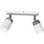 Luminex Reno 5137 lampa podsufitowa 2x8 W biała zdj.1