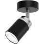 Luminex Reno 5145 lampa podsufitowa 1x8 W czarna zdj.1