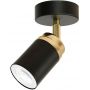 Luminex Reno 5163 lampa podsufitowa 1x8 W czarna zdj.1