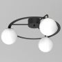 Luminex Ballo 5668 lampa podsufitowa 3x15 W czarna zdj.4
