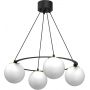 Luminex Ballo 5674 lampa wisząca 6x15 W czarna zdj.1