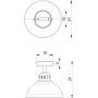 Luminex Sven 8888 lampa podsufitowa 1x15 W beżowa zdj.2