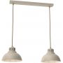 Luminex Sven 8891 lampa wisząca 2x15 W beżowa zdj.1