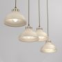 Luminex Sven 8893 lampa wisząca 4x15 W beżowa zdj.4