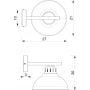 Luminex Sven 9115 lampa podsufitowa 1x60 W czarna zdj.2