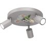 Luminex Fun 9307 lampa podsufitowa 3x8 W szara zdj.1