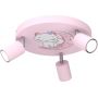 Luminex Fun 9379 lampa podsufitowa 3x8 W różowa-szara zdj.1
