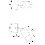 Luminex Link 9526 kinkiet 1x8 W beżowy zdj.2