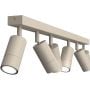 Luminex Link 9530 lampa podsufitowa 6x8 W beżowa zdj.3