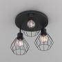 Luminex Parkla 9852 lampa podsufitowa 1x15 W czarna zdj.4