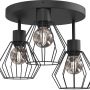 Luminex Parkla 9852 lampa podsufitowa 1x15 W czarna zdj.3