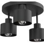 Luminex Parkla 9854 lampa podsufitowa 1x15 W czarna zdj.3