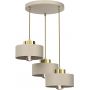 Luminex Marti 9932 lampa wisząca 3x15 W beżowa zdj.1