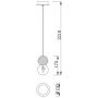 Mantra Galaxia 7623 lampa wisząca 1x20 W biała zdj.2