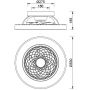 Mantra Tibet 7805 plafon 1x70 W czarny zdj.2