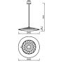 Mantra Slim 8102 lampa wisząca 1x50 W czarna zdj.2