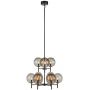 Markslöjd Crown 107921 lampa wisząca powyżej 6x20 W czarna zdj.2