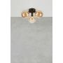 Markslöjd Artis 108997 lampa podsufitowa 3x40 W czarna-bursztynowa zdj.3