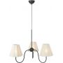 Markslöjd Veya 109172 lampa wisząca 3x40 W czarna-beżowa zdj.1