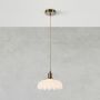 Markslöjd Kurage 108857 lampa wisząca 1x40 W biała-mosiądz zdj.4