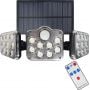 Milagro Flexi EKO9152 kinkiet solarny 3x20 W srebrna zdj.1