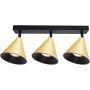 Milagro Cone ML1122 lampa podsufitowa 3x10 W czarna-złota zdj.3