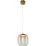 Milagro Vaso ML1402 lampa wisząca 1x4 W złota-bursztynowa zdj.1