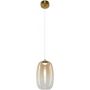 Milagro Vaso ML1405 lampa wisząca 1x4 W złota-bursztynowa zdj.1
