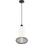 Milagro Arame ML1432 lampa wisząca 1x15 W biała-czarna zdj.1