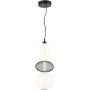 Milagro Arame ML1433 lampa wisząca 1x23 W biała-czarna zdj.1