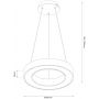 Milagro Union ML1866 lampa wisząca 1x40 W czarna zdj.2