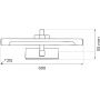 Milagro Vinci ML2034 kinkiet 1x15 W czarny-złoty zdj.2