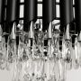 Milagro Cristal ML2519 lampa wisząca 5x10 W czarna-chrom zdj.4