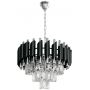 Milagro Cristal ML2519 lampa wisząca 5x10 W czarna-chrom zdj.1