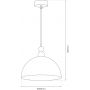 Milagro Bento MLP1871 lampa wisząca 1x15 W multikolor zdj.2