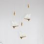 Moosee Butterfly MSE010100322 lampa wisząca 1x5 W przezroczysta-złota zdj.9