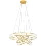 Moosee Liberty MSE010100176 lampa wisząca 1x62.6 W złota-kryształ zdj.1