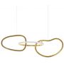 Moosee Jazz MSE1501100203 lampa wisząca 3x36 W złota zdj.1