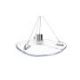 Moosee Aqua MSE1501100392 lampa wisząca 1x3 W przezroczysta zdj.2