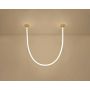 Moosee Lasso MSE1501100442 lampa wisząca 1x45 W biała-złota zdj.3