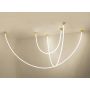 Moosee Lasso MSE1501100440 lampa wisząca 1x40 W biała-złota zdj.6