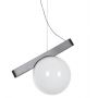 Moosee Balance MSE1501100489 lampa wisząca 1x W biała-grafitowa zdj.2