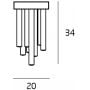 MaxLight Organic C0116D lampa podsufitowa zdj.2