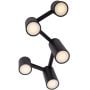 MaxLight Laxer C0229 lampa podsufitowa 5x7 W czarna zdj.4