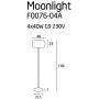 MaxLight Moonlight F007604A lampa stojąca zdj.2