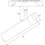 MaxLight Magnetic M0011D lampa do systemu linkowego 1x8 W czarny zdj.2