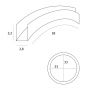 MaxLight Magnetic MT0036 szyna 1-fazowa magnetyczna x W czarny zdj.2