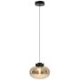 MaxLight Palloncini P0516 lampa wisząca 1x7 W czarna-bursztynowa zdj.1